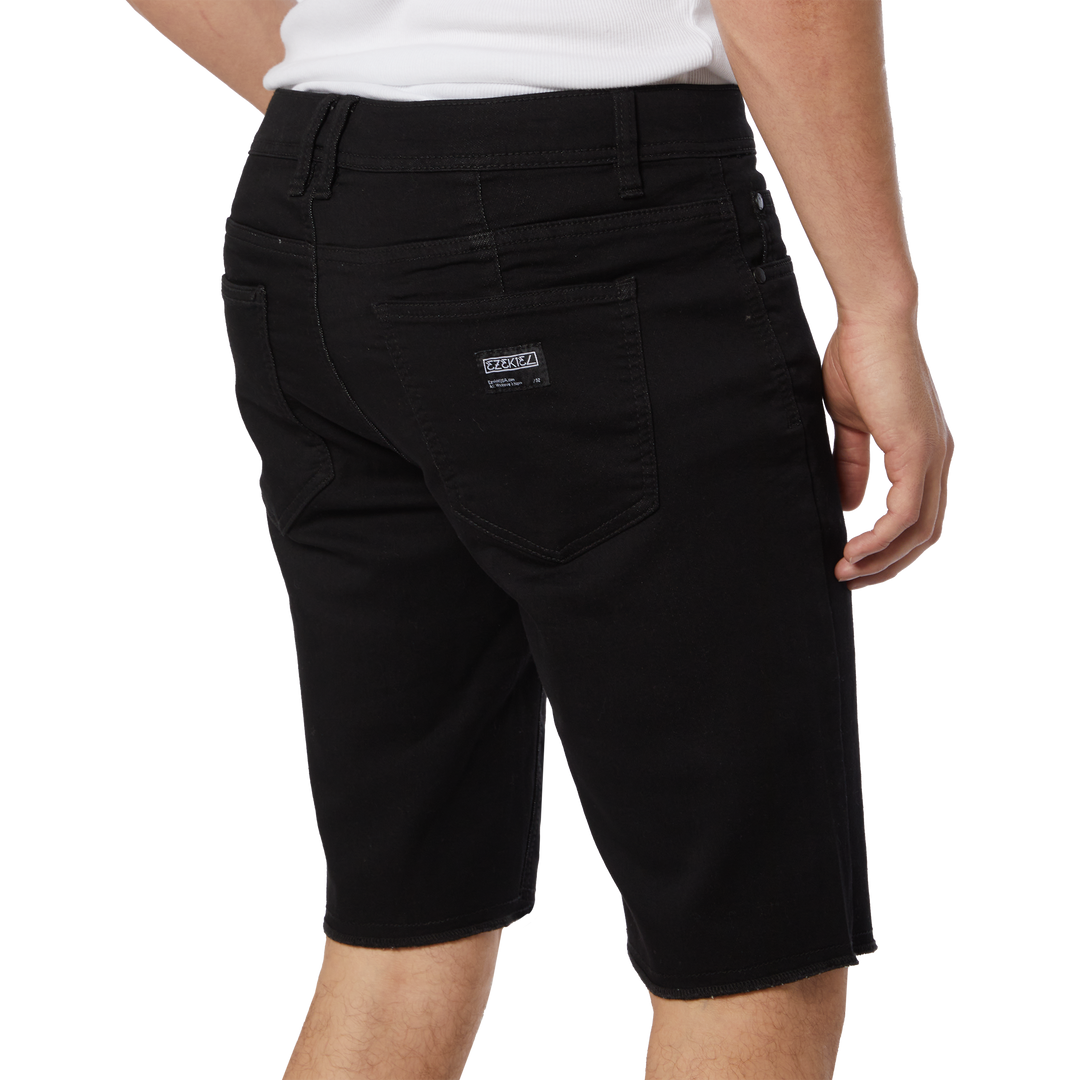 NOW DENIM SHORT - BLACK