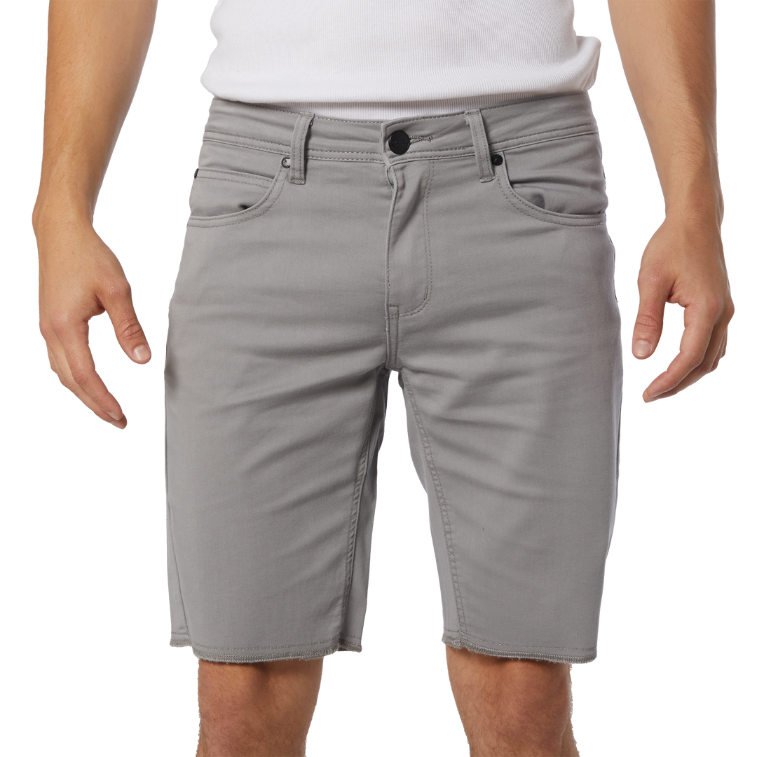 NOW DENIM SHORT - MEDIUM GREY