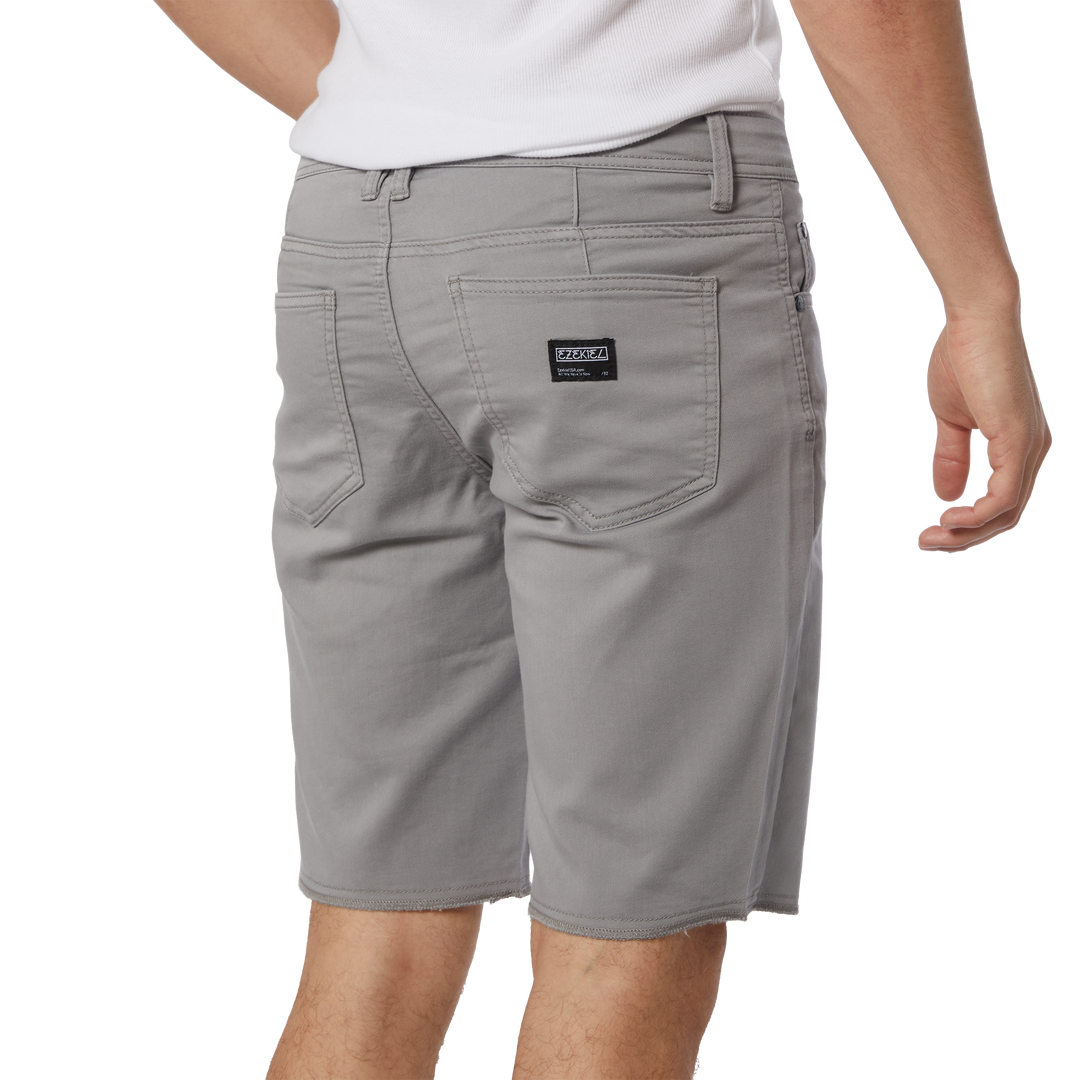 NOW DENIM SHORT - MEDIUM GREY