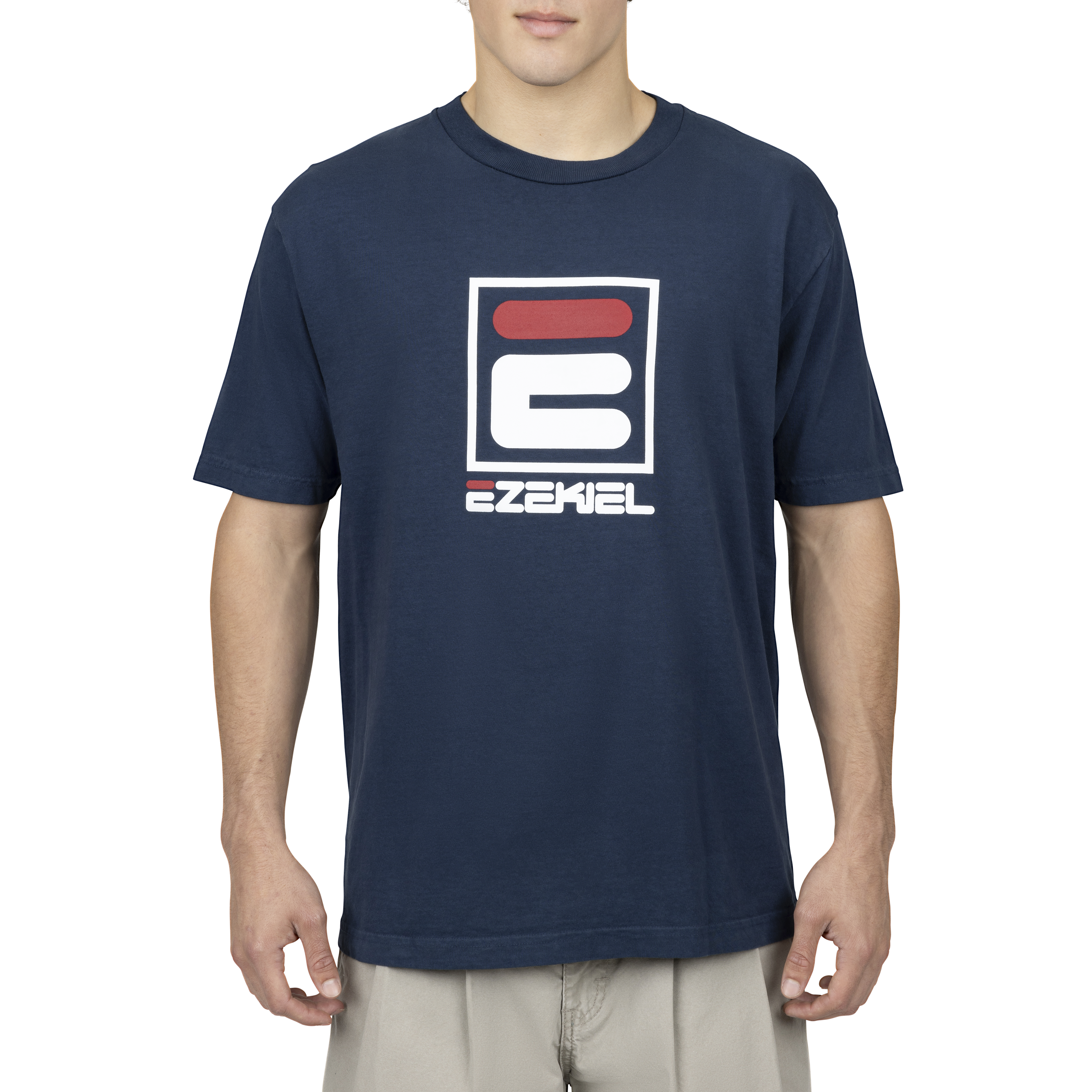 Ezekiel Ezila Tee – Navy Blue Retro Graphic T-Shirt