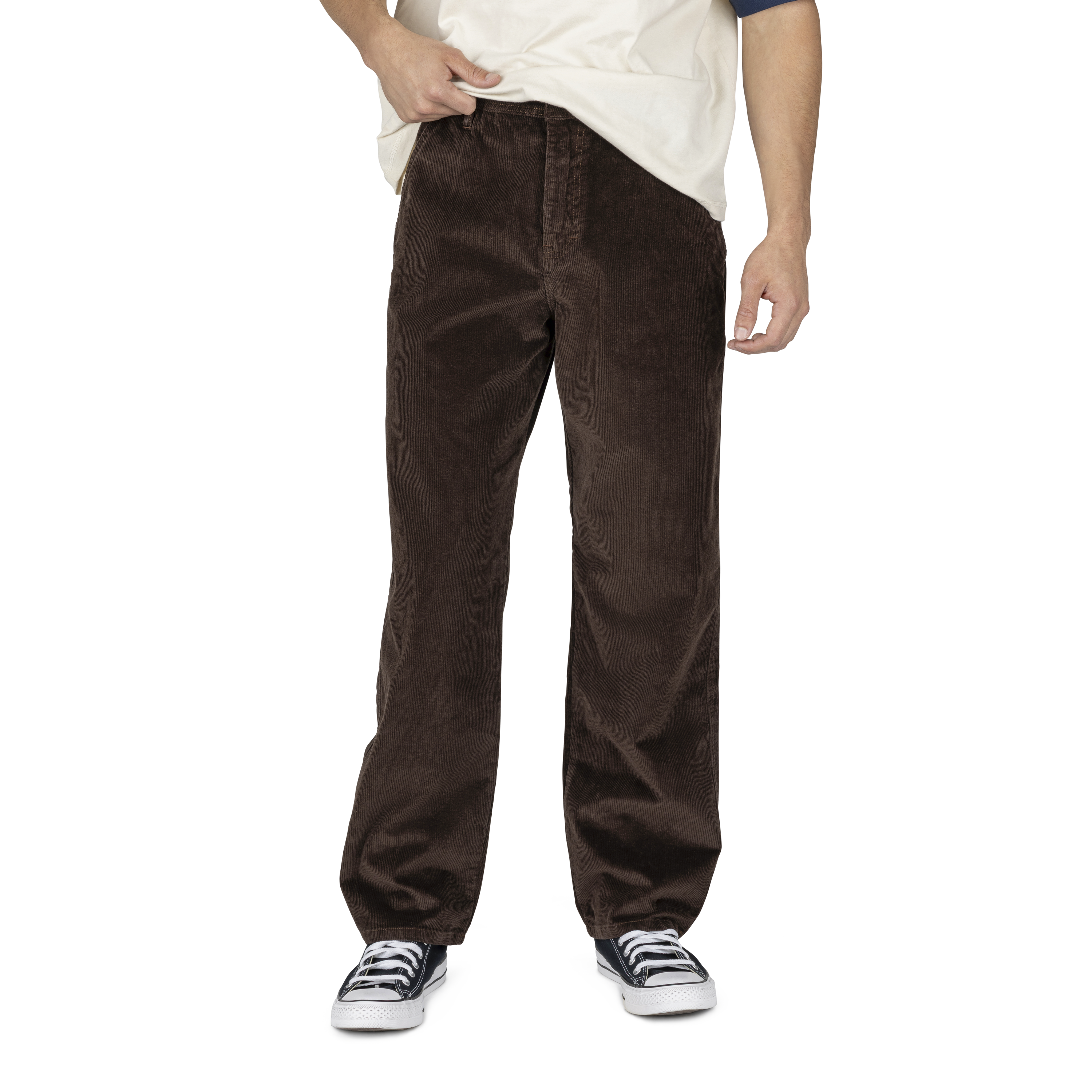 Ezekiel Havenwood Corduroy Pants – Relaxed Fit Chocolate Brown