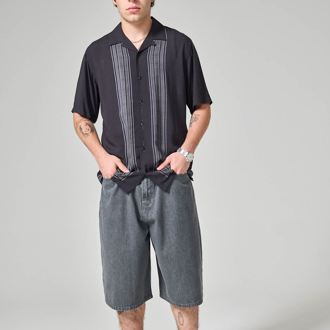 Buster Camp Shirt - Black