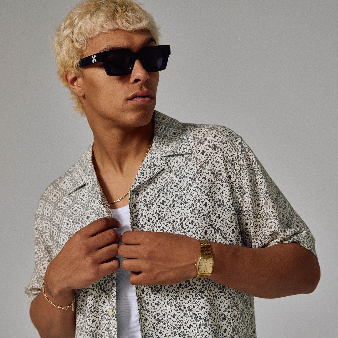 Riviera Camp Shirt - Bone