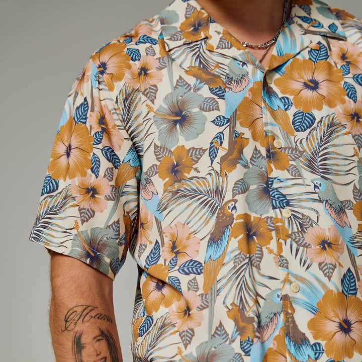 Calabasas Camp Shirt - Bone