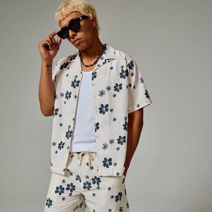 Playa Camp Shirt - Bone