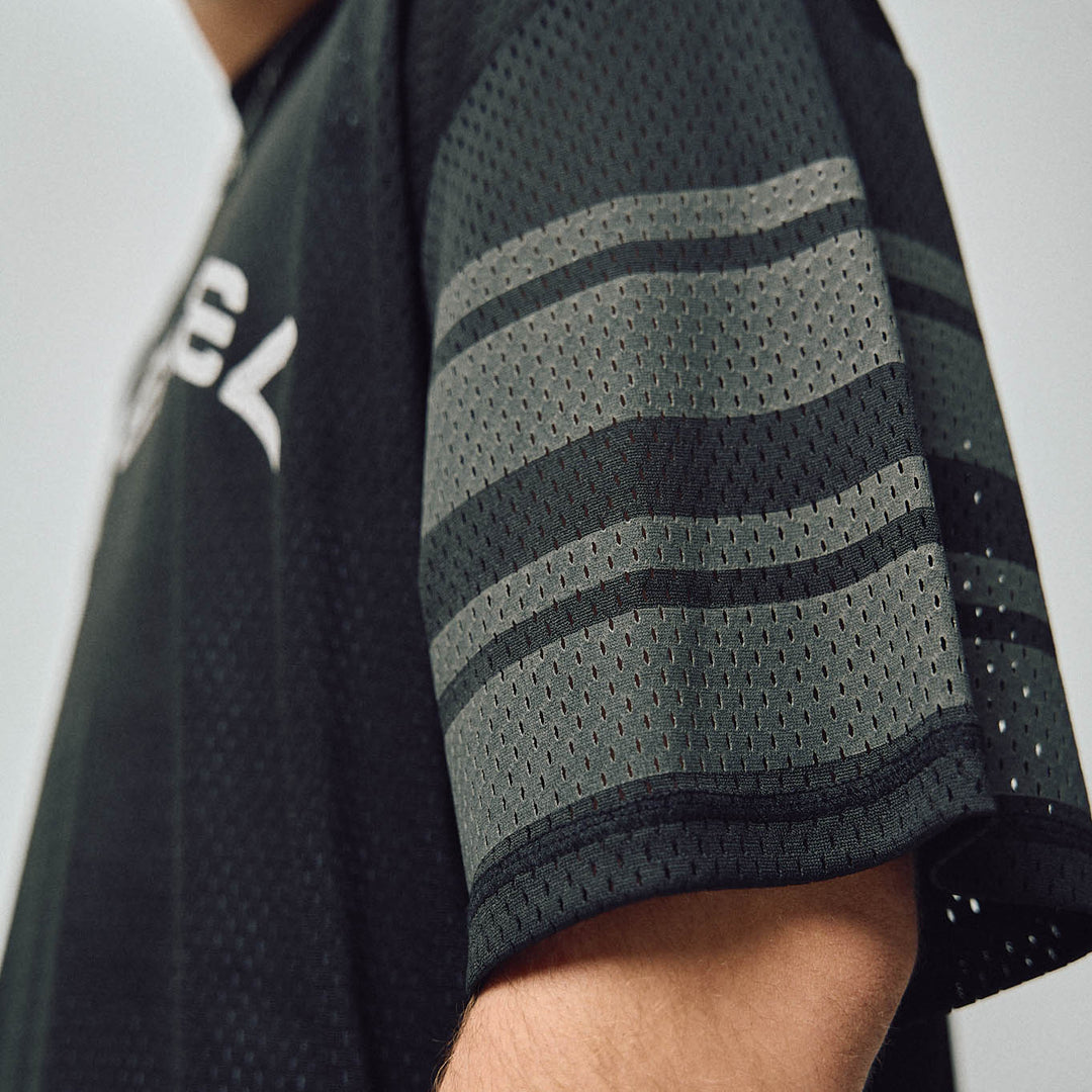 Louie Mesh Knit Shirt - Black