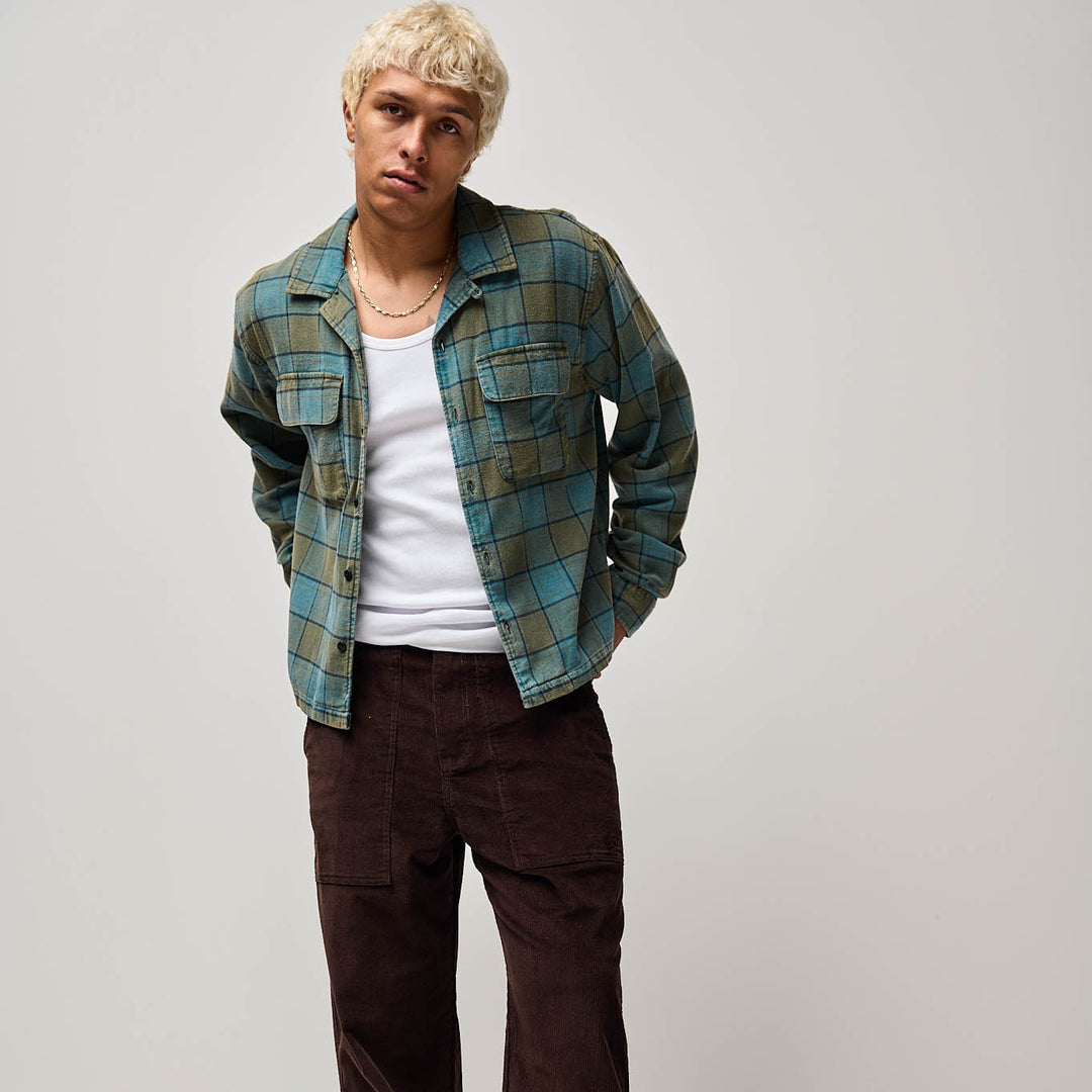 Rebel Long Sleeve Shirt - Military Green
