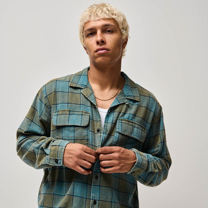 Rebel Long Sleeve Shirt - Military Green