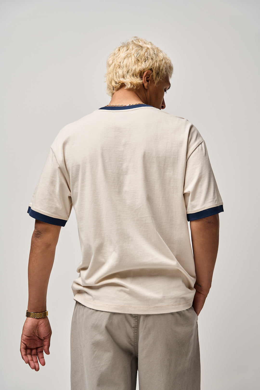 Muska Ringer Tee - Bone