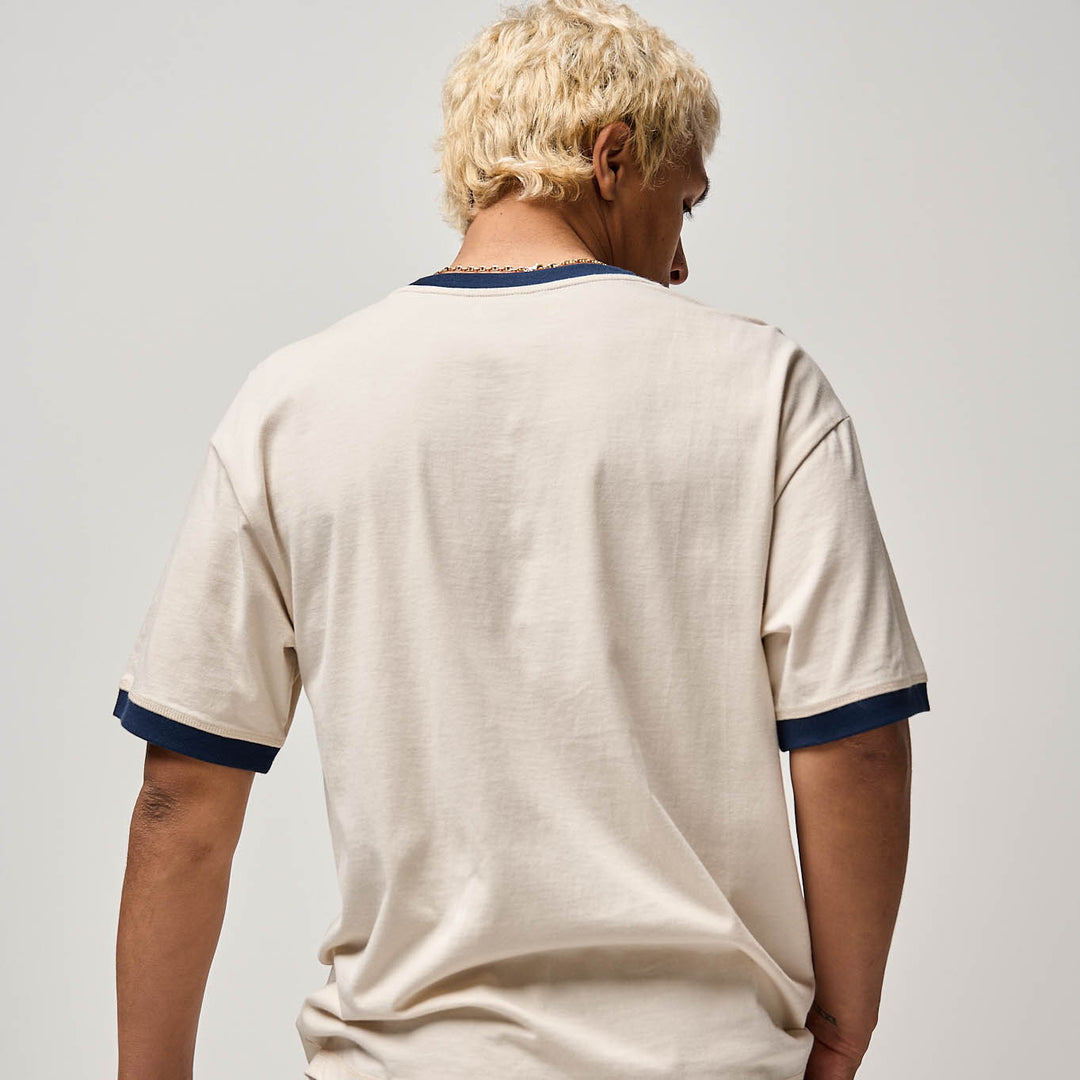 Ringer Tee - Bone