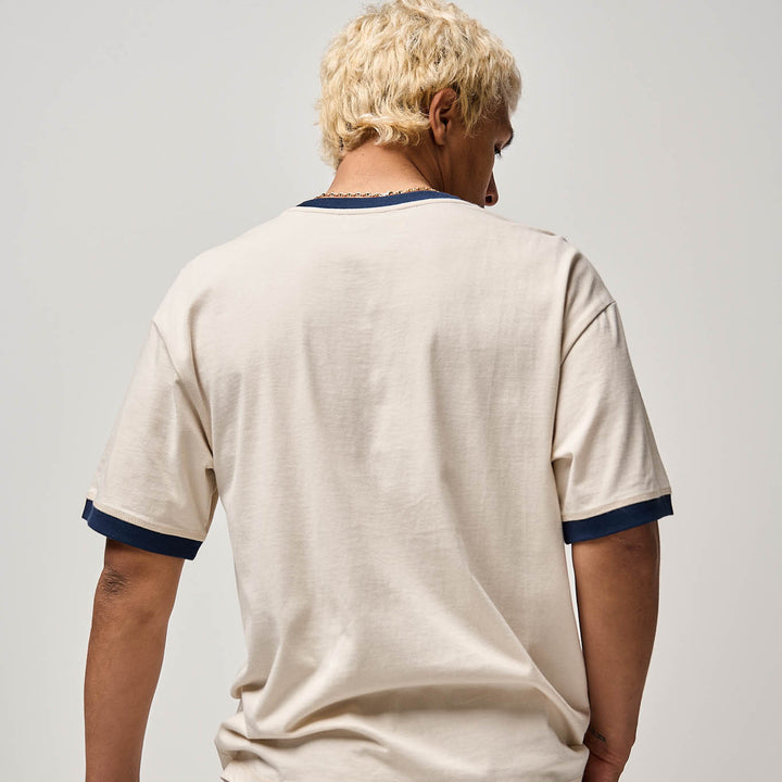 Ringer Tee - Bone