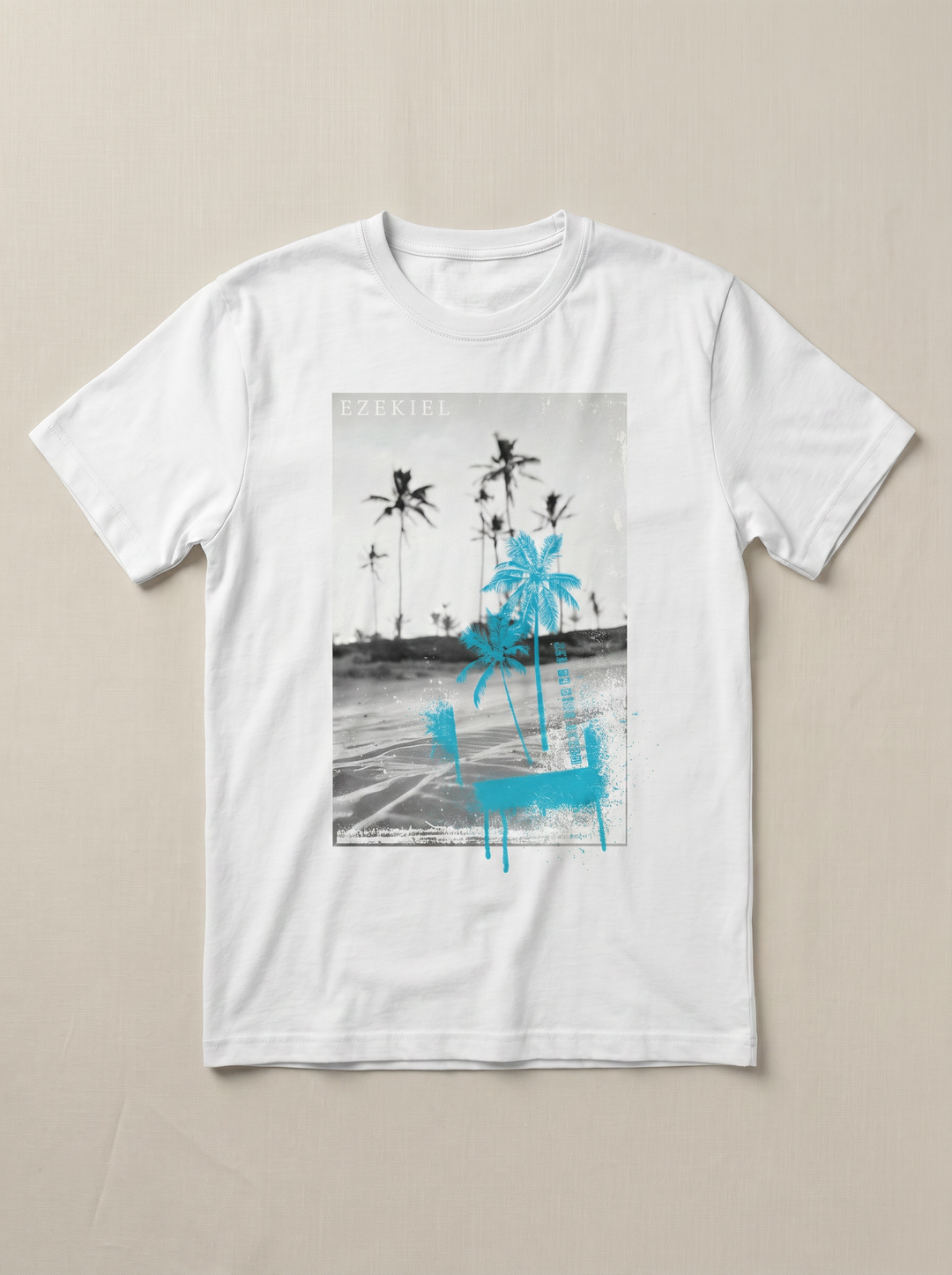 PALM SPLATTER TEE