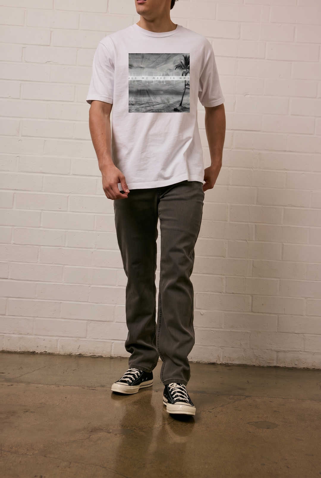 Takeover Beach Tee - White