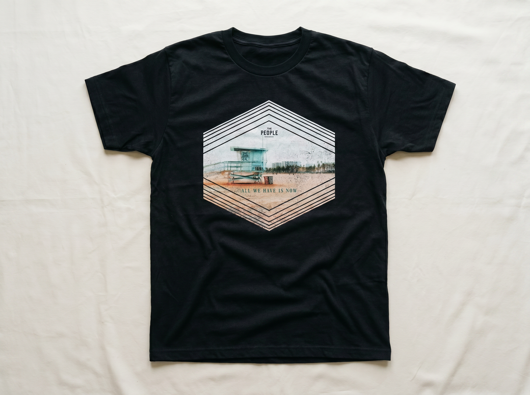 Blurry Lifeguard Tee - Black