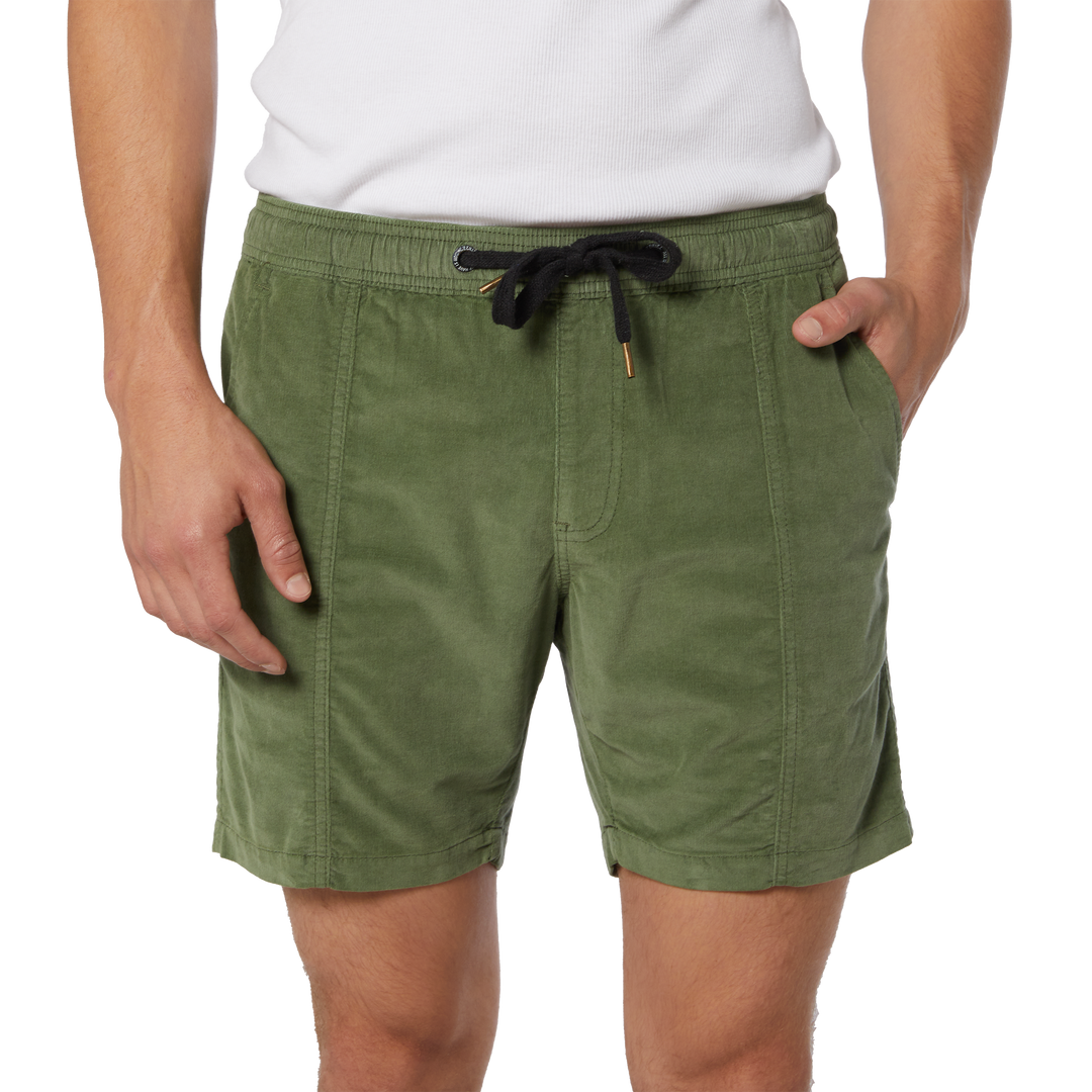 パンツ XTONZ XP213 Ennis Washed Cotton Banding Shorts KHAKI XP213KH Men's Lakewashed Stretch Khaki Shorts, Pull-On, 8