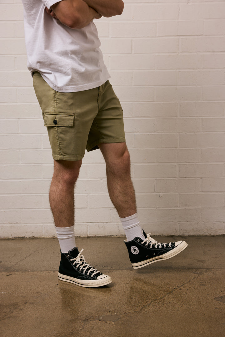 Now Loose Cargo Short - Taupe