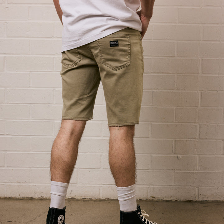 NOW DENIM SHORT - SAND