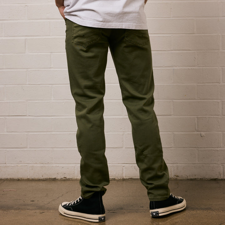 NOW DENIM - MILITARY GREEN