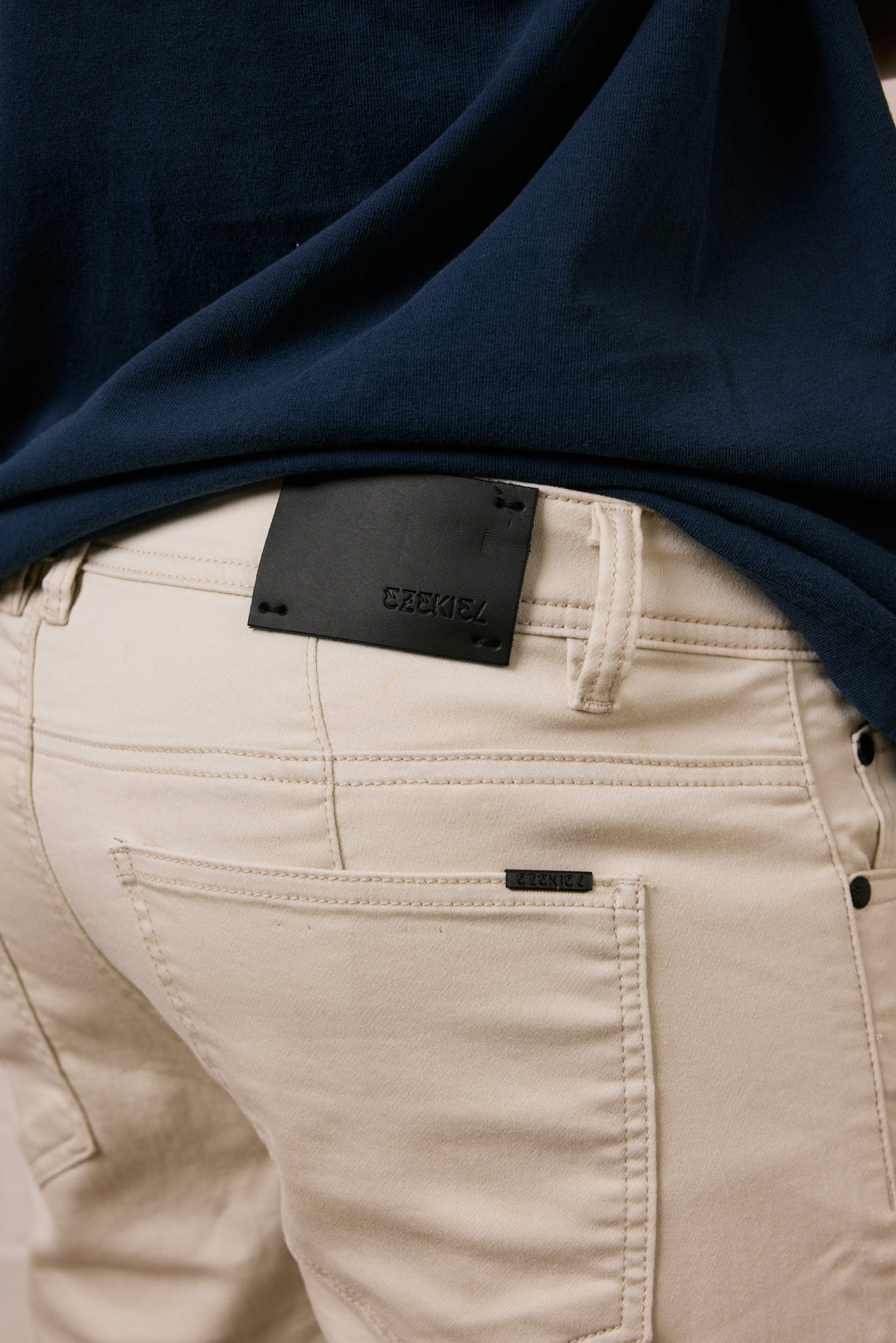 NOW DENIM PANTS- BONE
