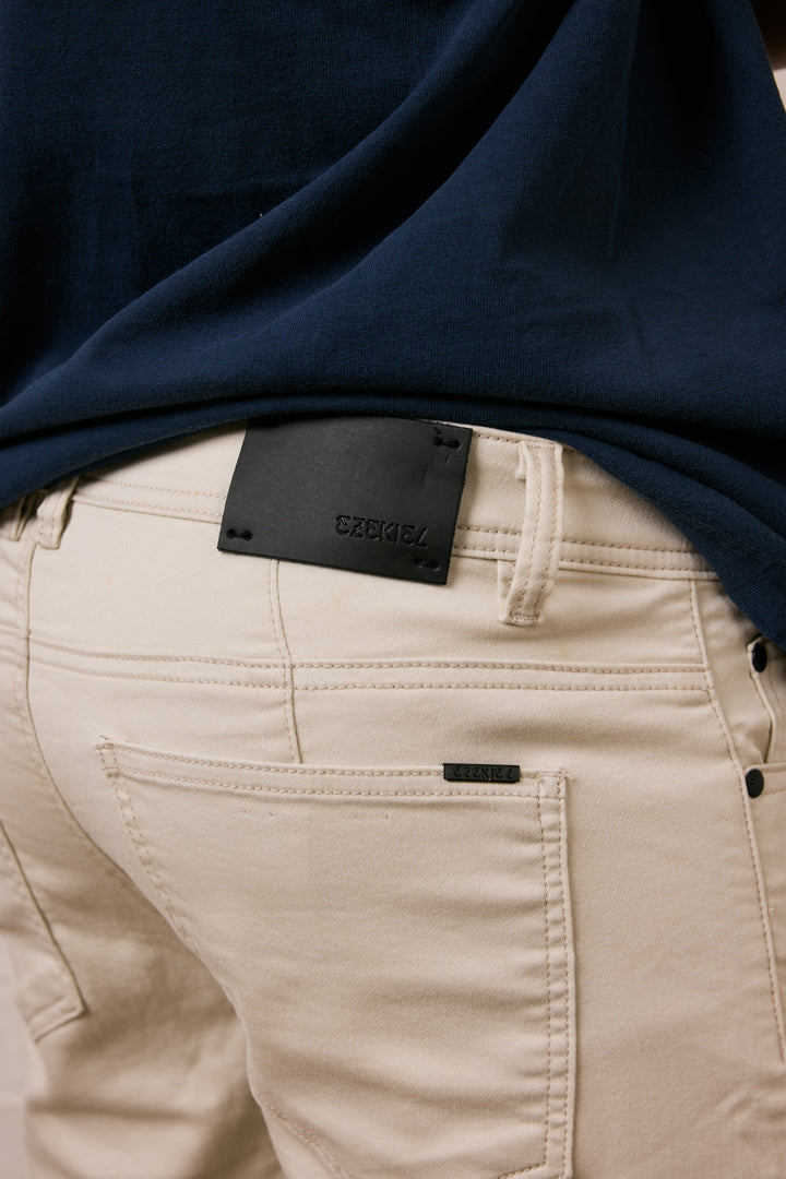 NOW DENIM PANTS- BONE
