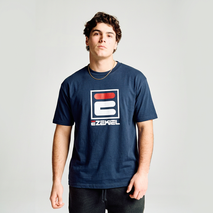 Ezila Tee - Navy Blue