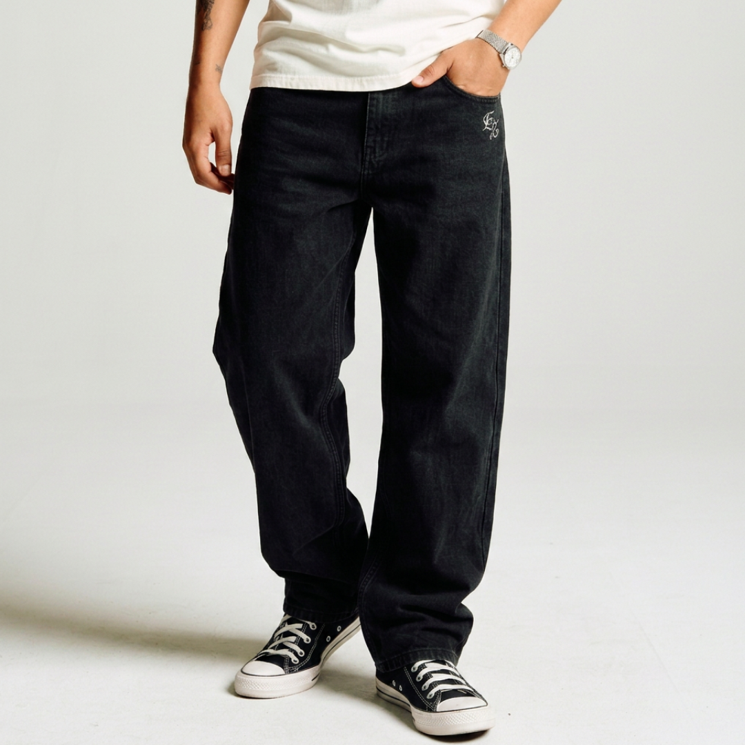 Getz Denim Pants - Black