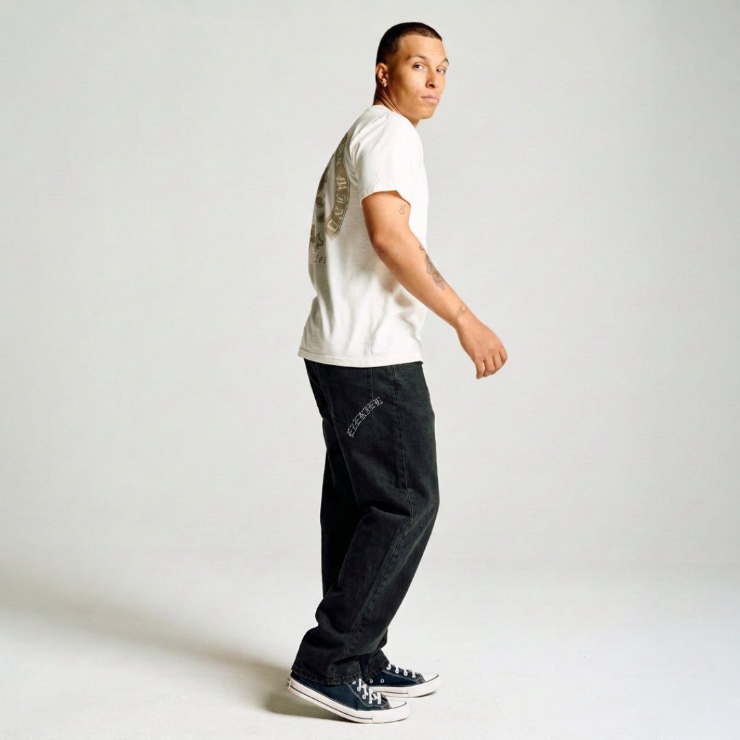 Getz Denim Pants - Black