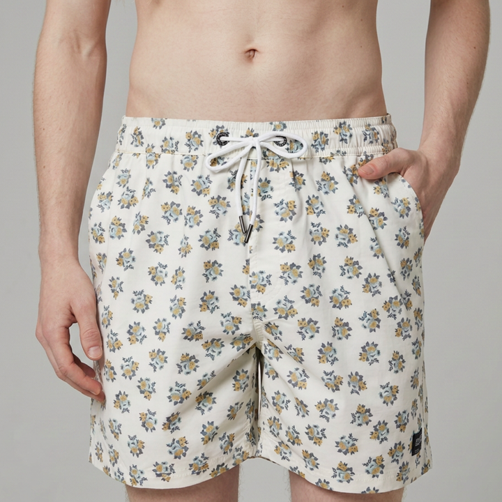 Grant Swim Trunk - Bone