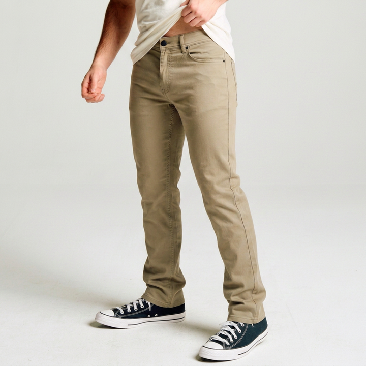 Now Denim Pants - Taupe
