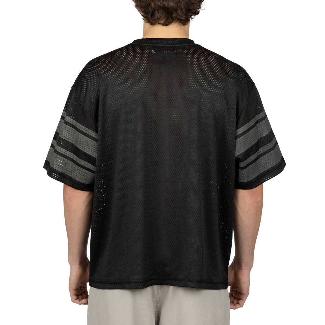 Louie Mesh Knit Shirt - Black