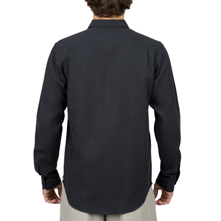 Oskar Long Sleeve Shirt - Black