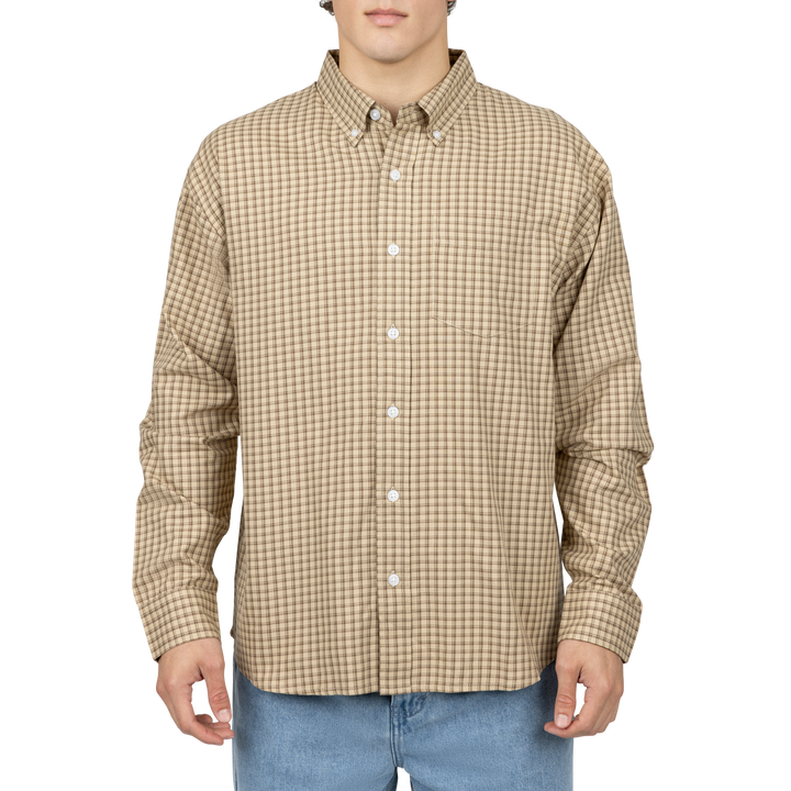 Joey Long Sleeve Shirt - Khaki