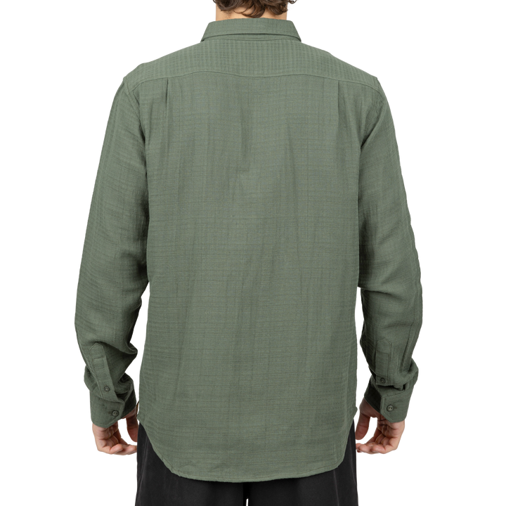 Graham Long Sleeve Shirt - Military Green