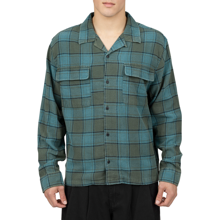 Rebel Long Sleeve Shirt - Military Green