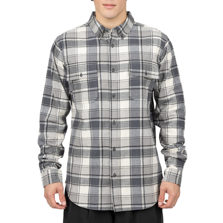 Burt Long Sleeve Shirt - Bone