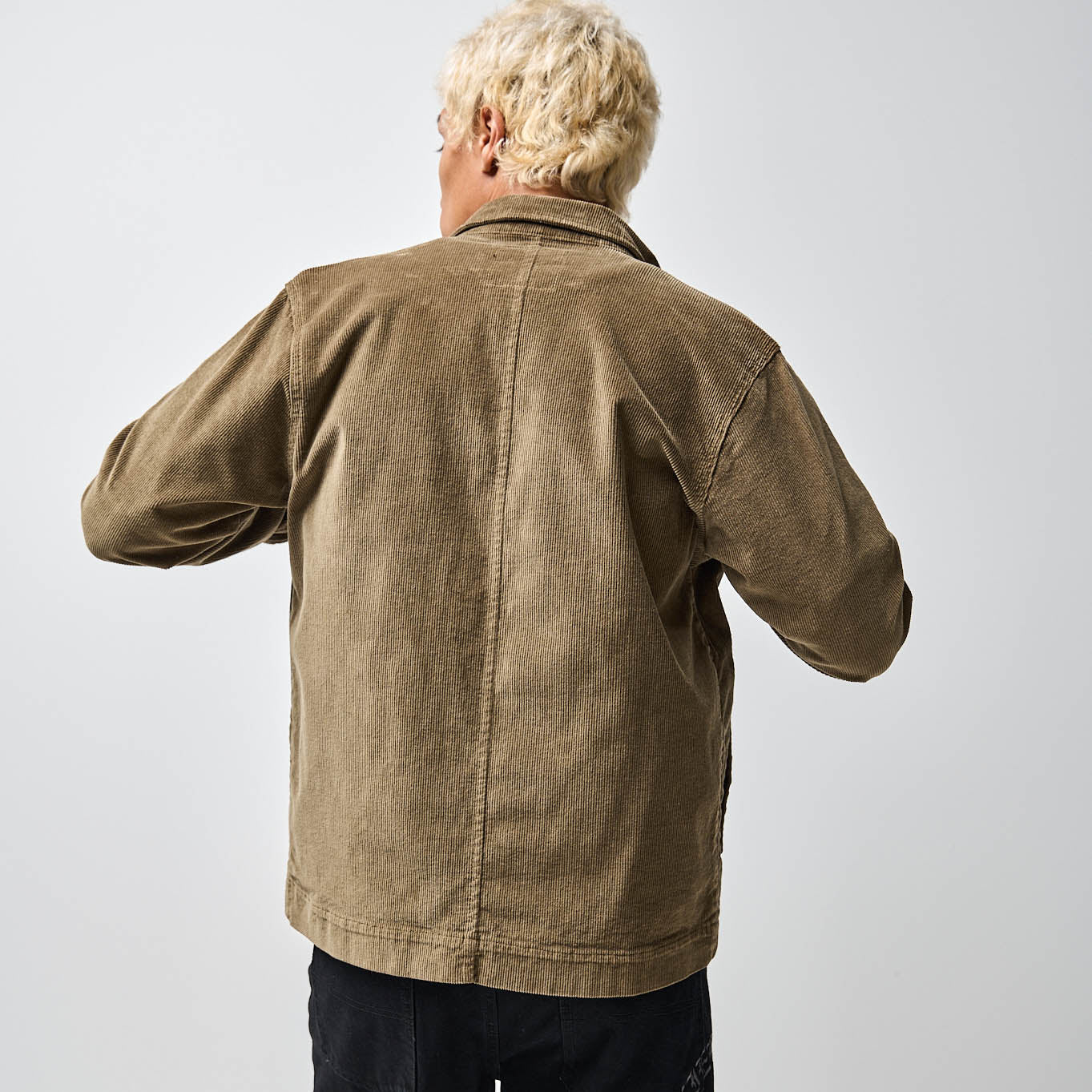Ezekiel Havenwood Corduroy Jacket – Military Green Overshirt