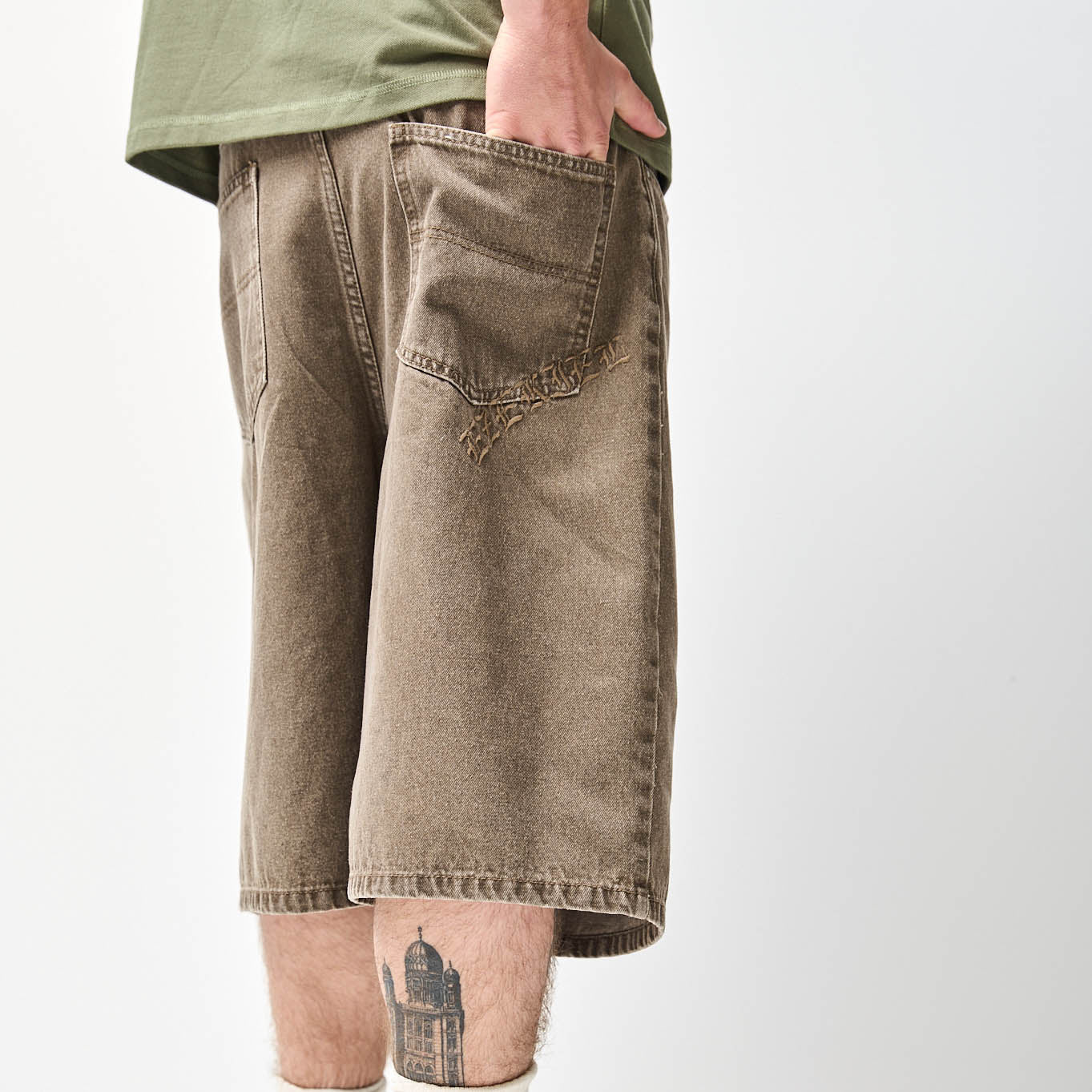 Ezekiel Getz Baggy Denim Shorts – Men's 90s Skate Style