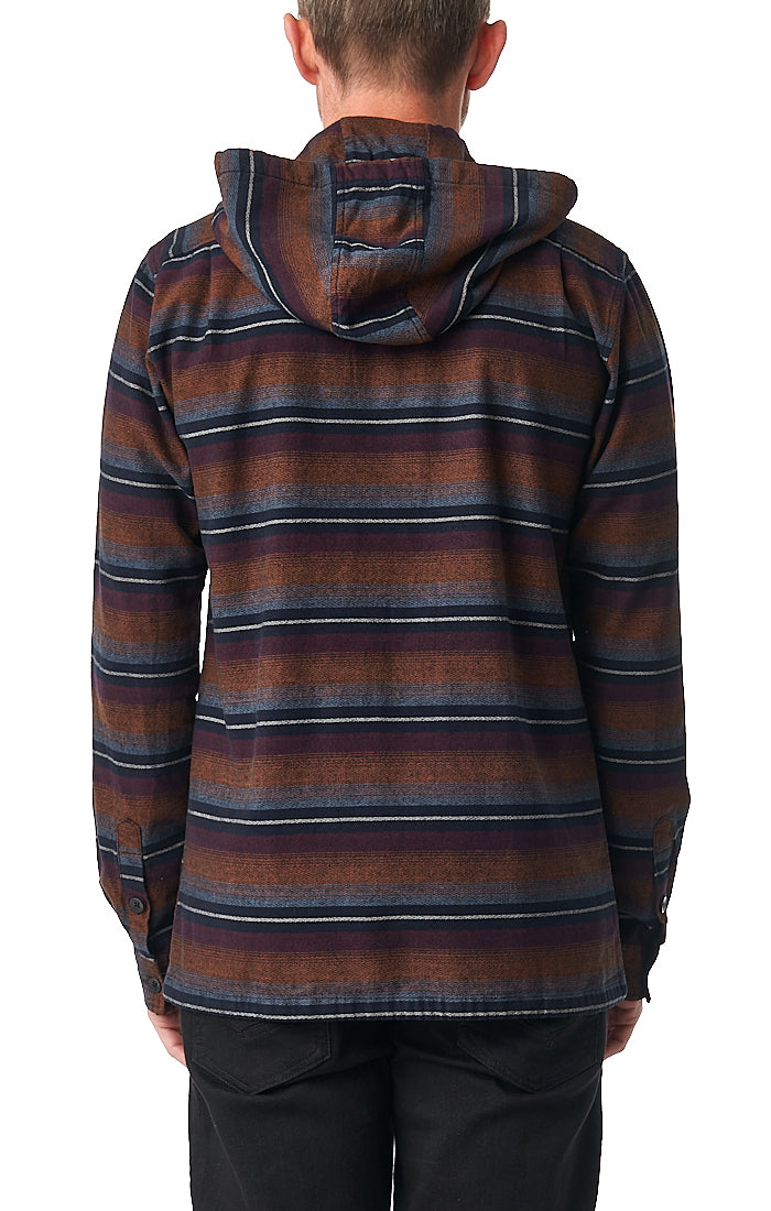 BRITTON HOODED PULLOVER - BLACK