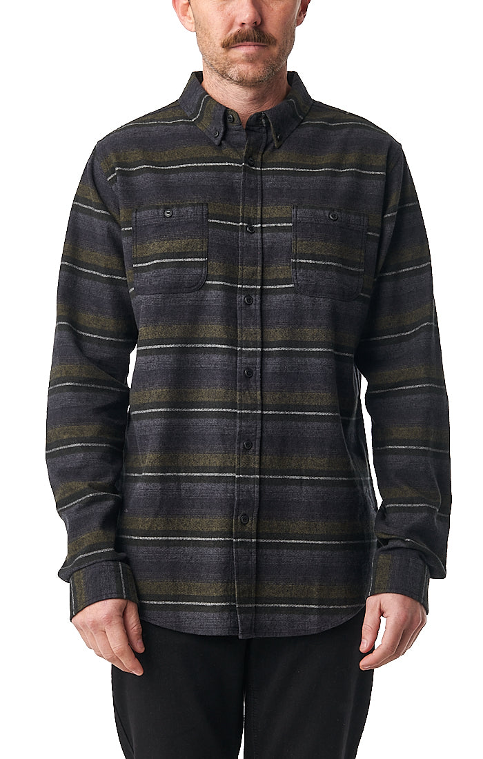 BRITTON SHIRT - MILITARY GREEN